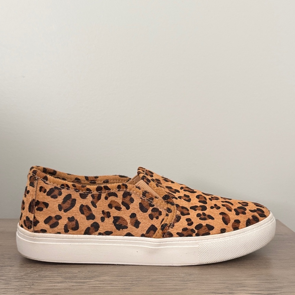 Mia Leopard Print Slip-On Sneakers
